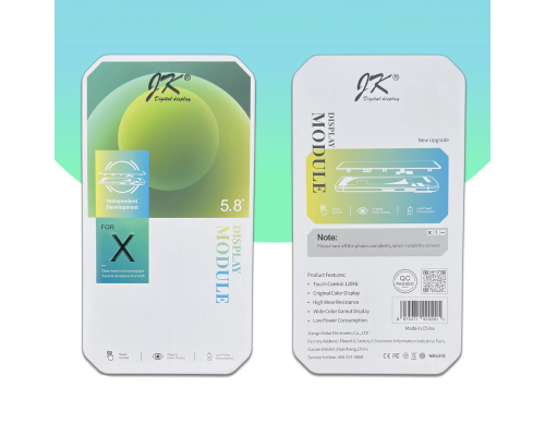 Дисплей iPhone X з сенсором та рамкою black (InCell+) PLS-00-00037555