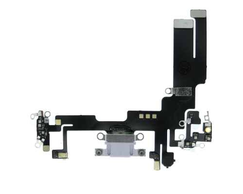 Шлейф iPhone 14 з роз'ємом зарядки purple PLS-00-00107160