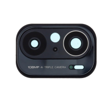 Скло камери Xiaomi Mi 11i з рамкою cosmic black (Original) PLS-00-00079598