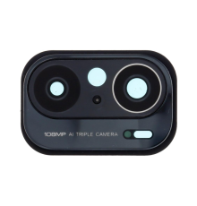 Скло камери Xiaomi Mi 11i з рамкою cosmic black (Original) PLS-00-00079598