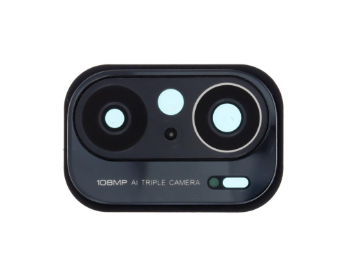 Скло камери Xiaomi Mi 11i з рамкою cosmic black (Original) PLS-00-00079598