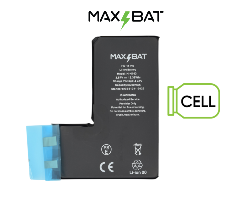 Акумулятор iPhone 14 Pro (Max Bat Cell - без шлейфа) PLS-00-00140441