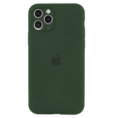 Чохол Silicone Case Full Camera Protective iPhone 12 Pro dark green PLS-00-00104578