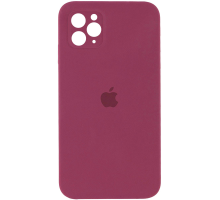 Чохол Silicone Case Квадратні Борти Full Camera iPhone 11 Pro plum PLS-00-00101396