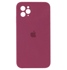 Чохол Silicone Case Квадратні Борти Full Camera iPhone 11 Pro plum PLS-00-00101396