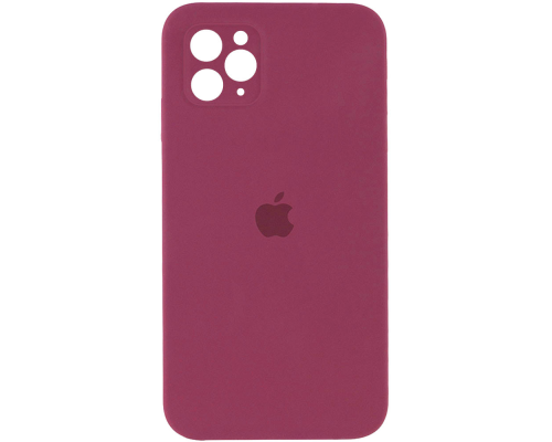 Чохол Silicone Case Квадратні Борти Full Camera iPhone 11 Pro plum PLS-00-00101396