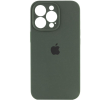 Чохол Silicone Case Full Camera Protective iPhone 14 Pro dark green PLS-00-00104542
