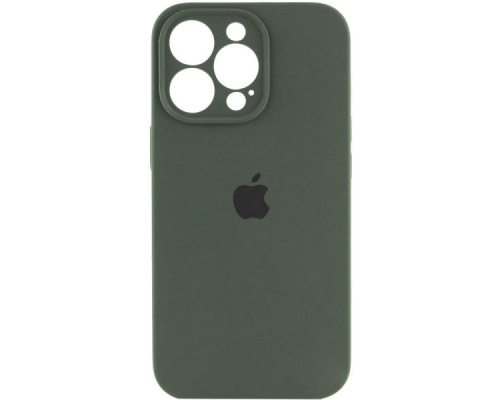 Чохол Silicone Case Full Camera Protective iPhone 14 Pro dark green PLS-00-00104542