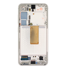 Дисплей Samsung S911 Galaxy S23 з сенсором та рамкою beige (Original) PLS-00-00106938