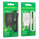 Зарядний пристрій Borofone BA68A 10.5W 2.1A 1USB-A з кабелем Micro USB white PLS-00-00115462