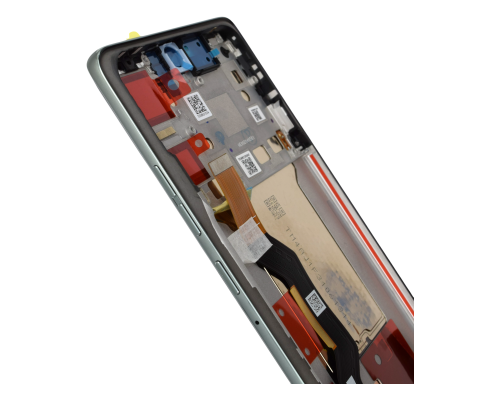 Дисплей Motorola XT2507 Moto Edge 60 Pro з сенсором та рамкою (shadow) green (Original) PLS-00-00142744