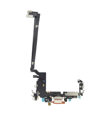 Шлейф для iPhone 17 Pro Max з роз'ємом зарядки EU orange (OEM) PLS-00-00152691