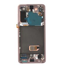 Дисплей Samsung G991 Galaxy S21 з сенсором та рамкою violet (Original) PLS-00-00057967