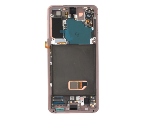 Дисплей Samsung G991 Galaxy S21 з сенсором та рамкою violet (Original) PLS-00-00057967