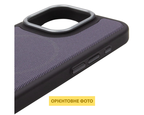 Чохол TechWoven Hybrid with Magnetic для iPhone 15 Pro black purple PLS-00-00165294