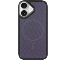 Чохол TechWoven Hybrid with Magnetic для iPhone 17 black purple PLS-00-00165326