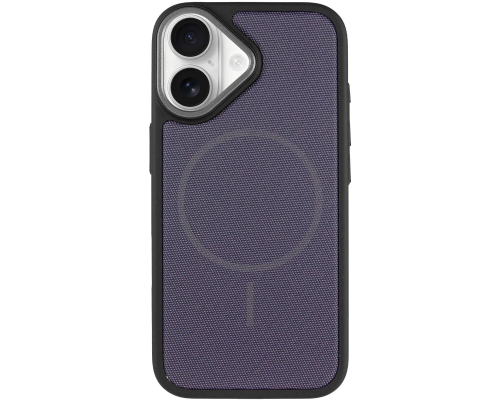 Чохол TechWoven Hybrid with Magnetic для iPhone 17 black purple PLS-00-00165326