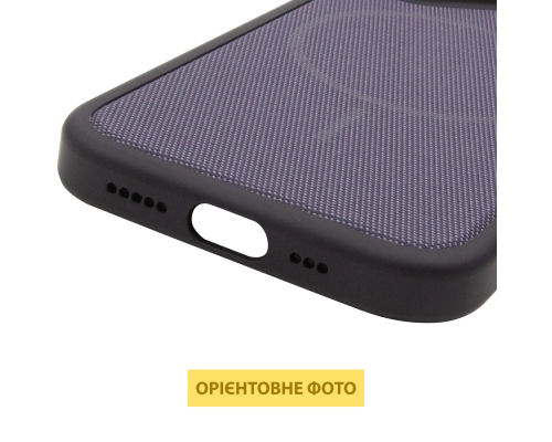 Чохол TechWoven Hybrid with Magnetic для iPhone 15 Pro black purple PLS-00-00165294