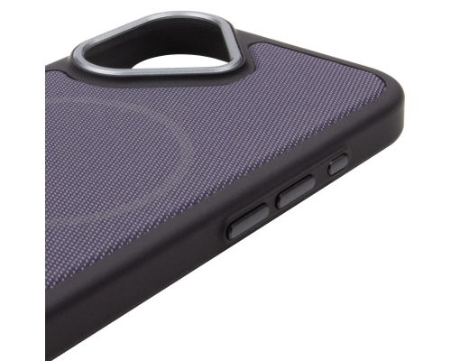 Чохол TechWoven Hybrid with Magnetic для iPhone 17 black purple PLS-00-00165326