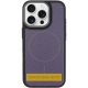 Чохол TechWoven Hybrid with Magnetic для iPhone 15 Pro black purple PLS-00-00165294
