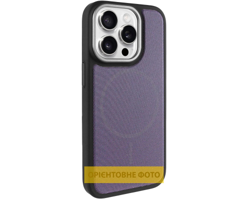 Чохол TechWoven Hybrid with Magnetic для iPhone 15 Pro black purple PLS-00-00165294