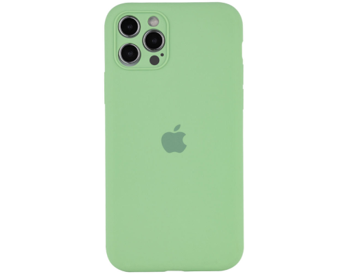Чохол Silicone Case Full Camera Protective iPhone 14 Pro mint PLS-00-00099915
