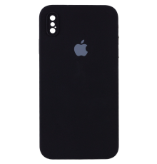 Чохол Silicone Case Квадратні Борти Full Camera iPhone XS Max black PLS-00-00097414