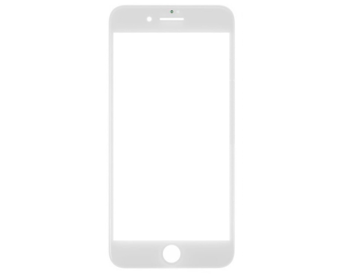 Скло дисплея iPhone 8 Plus з рамкою та OCA white (Original China) PLS-00-00021687