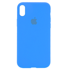 Чохол Silicone Case Full Protective iPhone X(XS) blue PLS-00-00097605