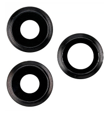 Скло камери Apple iPhone 11 Pro з рамкою space gray (Original) PLS-00-00037019