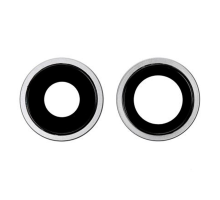 Скло камери Apple iPhone 11 з рамкою white PLS-00-00037072