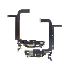 Шлейф iPhone 13 Pro Max з роз'ємом зарядки gold (Original Used) PLS-00-00093495