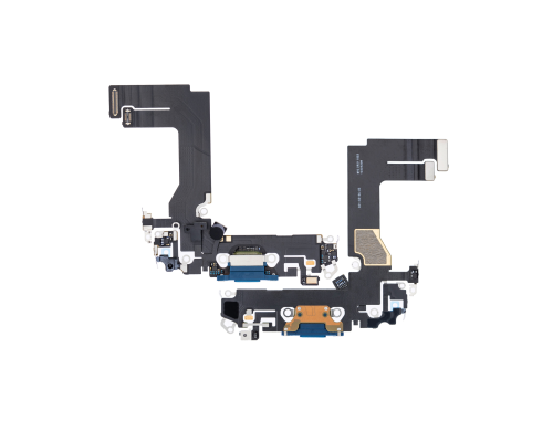 Шлейф iPhone 13 mini з роз'ємом зарядки blue (Original Used) PLS-00-00093523