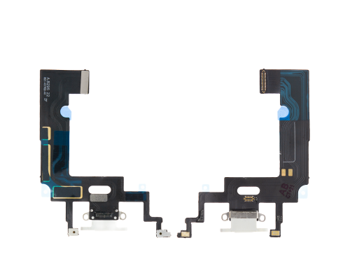Шлейф iPhone XR з роз'ємом зарядки white PLS-00-00046615