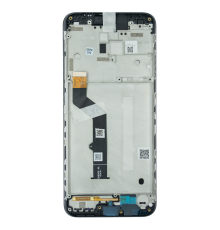 Дисплей Motorola XT2081 Moto E7 Plus з сенсором та рамкою black (Original) PLS-00-00094603