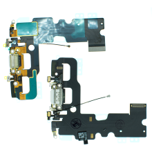 Шлейф iPhone 7 з роз'ємом зарядки white (Original Used) PLS-00-00093415