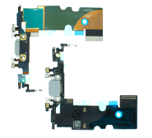 Шлейф iPhone 8 з роз'ємом зарядки white (Original China) PLS-00-00033891