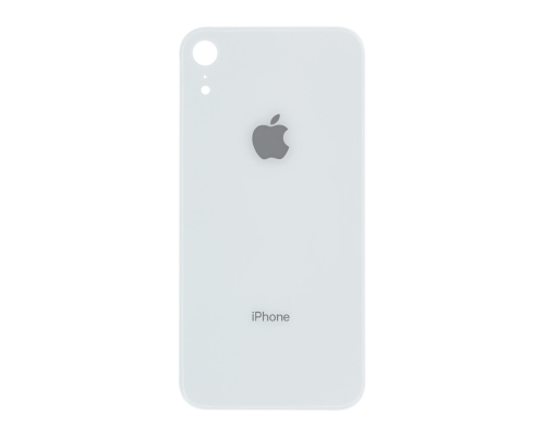 Задня кришка iPhone XR white (Більший отвір) PLS-00-00035598