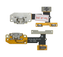 Шлейф Lenovo YT3-X50 Yoga Tablet 3 10 з роз'ємом зарядки та кнопками гучності (Version 3.0) (Original) PLS-00-00020752