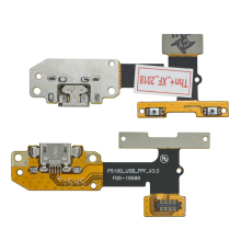 Шлейф Lenovo YT3-X50 Yoga Tablet 3 10 з роз'ємом зарядки та кнопками гучності (Version 3.0) (Original) PLS-00-00020752