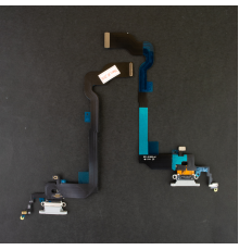 Шлейф iPhone X з роз'ємом зарядки white PLS-00-00020244