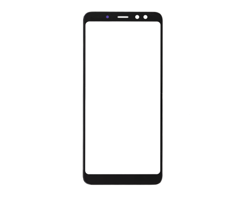 Скло дисплея Samsung A530 Galaxy A8 (2018) з OCA плівкою black (Musttby) PLS-00-00059909