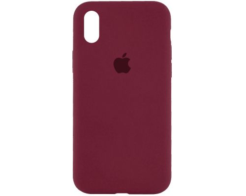 Чохол Silicone Case Full Protective iPhone XR plum PLS-00-00071780