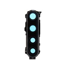 Скло камери Xiaomi Redmi Note 8 з рамкою black PLS-00-00053187