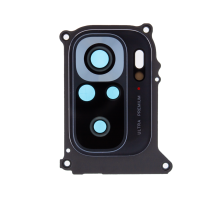 Скло камери Xiaomi Redmi Note 10S з рамкою onyx gray (Original) PLS-00-00079409