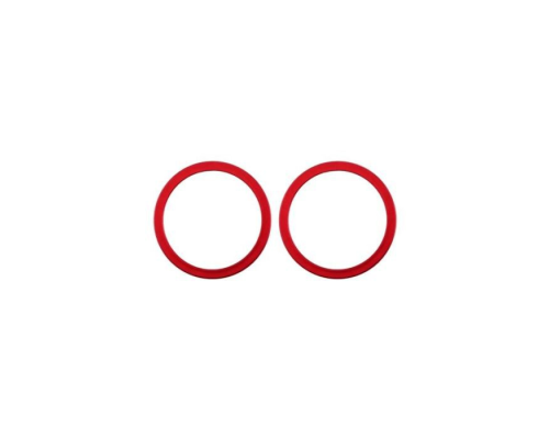 Скло камери Apple iPhone 12 з рамкою red (Original) PLS-00-00059070