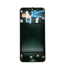 Дисплей Samsung A305 Galaxy A30 (2019) з сенсором та рамкою black (IPS) PLS-00-00043649