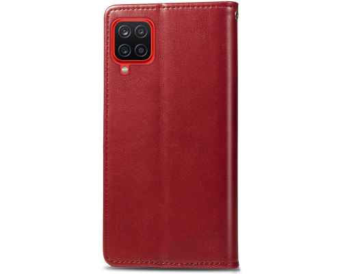 Чохол-книжка Leather GETMAN with card holder Samsung A225 Galaxy A22 red PLS-00-00086131