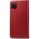 Чохол-книжка Leather GETMAN with card holder Samsung A225 Galaxy A22 red PLS-00-00086131