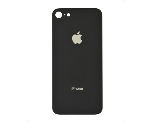 Задня кришка iPhone 8 black (Стандартний отвір) PLS-00-00017831